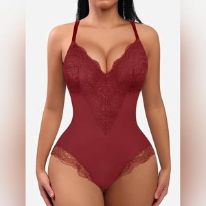 Feelingirl Low-back Ultra-versatile Lace Bodysuit